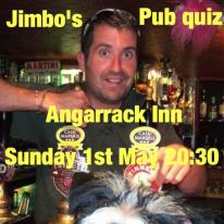 Jimbo's Pub Quiz Angarrack Inn Sunday 1st May 20:30 Jimbo's Pub Quiz Angarrack Inn Sunday 1st May 20:30